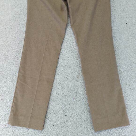Banana Republic Ryan Straight Trouser Dress Pants Khaki Stretch 876860 Women's 4 - Picture 6 of 9